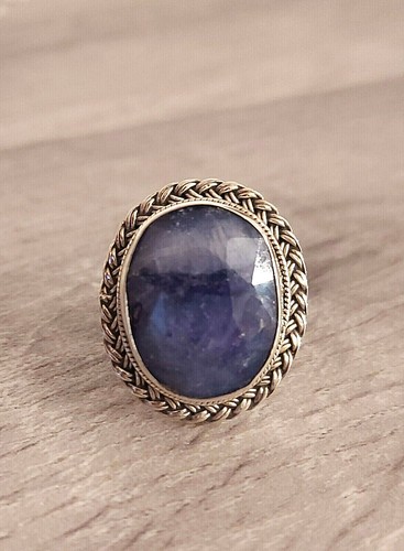 Bague racine saphir et - bague, de