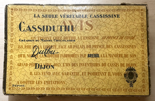 Boite publicitaire ancienne - publicitaire, en