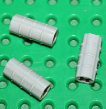 3 x Lego Technic OldGray  Axle Connector 2L ref 6538b set 7191 8448 8880 8480