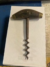 TIRE BOUCHON ANCIEN BRONZE ET CORNE /OS