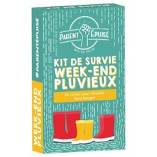 Kit de Survie Week-end Pluvieux - Parent Épuisé - Jeu de Société - Funomenum