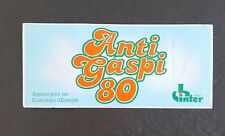 Autocollant / sticker Anti Gaspi 80 - France Inter
