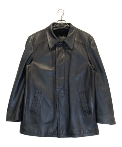 Veste cuir doublée - en,