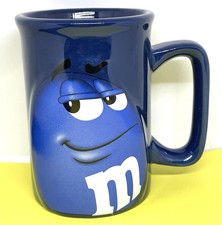 Ancienne Vintage Publicitaire Tasse Officielle Mug Café M&M’s Bleu Tb État 