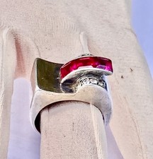 Bague tank ancienne art déco