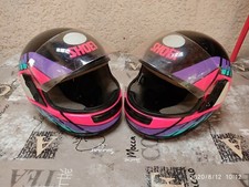 2 casques moto SHOEI speedway ancien 1991/1992