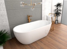 Baignoire autoportante Autonome Elena 170x77 siphon ClickClack îlot en acrylique