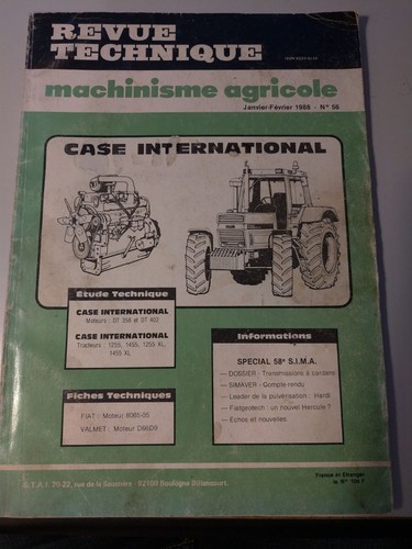 Revue technique tracteur - revue, case