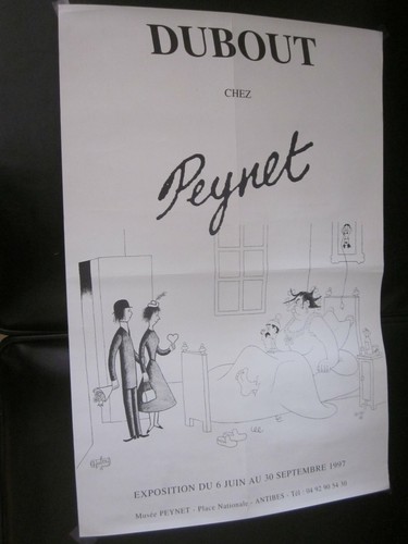 Affiche dubout chez peynet - dubout,