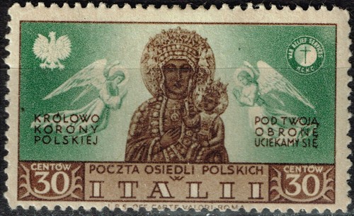 Italy polish settlers emblem - italy,
