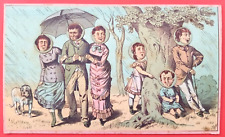 c. 1880 - TRES ANCIEN JEU DE LOTO CARICATURE ALLEMAND Adolph ENGEL BERLIN (AEB)