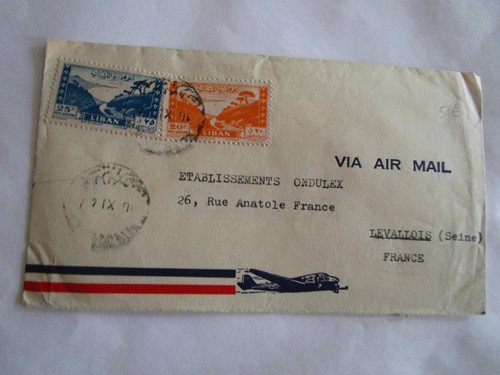 Ancienne lettre liban pour - lettre,