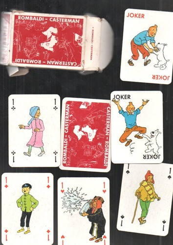 Tintin jeu cartes - 53,