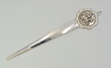 Coupe papier en argent / Minerve début du XXe siecle