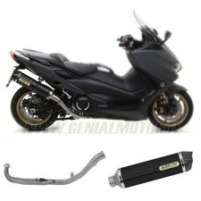Echappement Complete Arrow Approuve Alu Noir YAMAHA T-Max 560 2017 > 2023