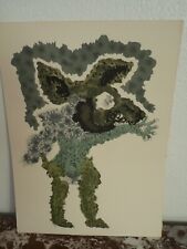 Rare Lithographie Originale de