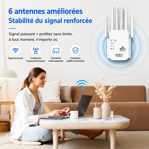 Répéteur wifi 1200mbps - répéteur, 2.4g