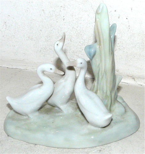 Oies groupe porcelaine - 3,