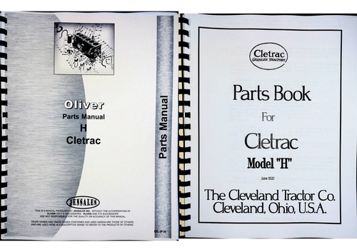 Oliver cletrac crawler parts - crawler,