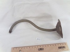 ancienne applique murale en laiton blanc filetage  10 x 1 mm 1930 1950  (DFF3)