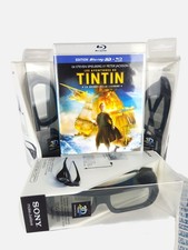 Pack 3D SONY Blu-ray Tintin "Le Secret de la Licorne" + 3 Paires de Lunettes 3D