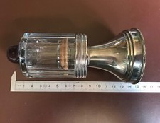 pot a moutarde rare ancien ARGIT chromé et verre antique item