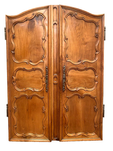 Paire portes merisier - paire,