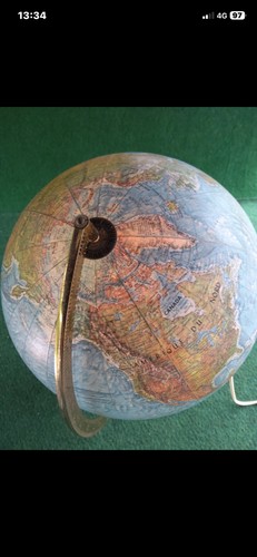 Lampe mappemonde géographie - lampe,