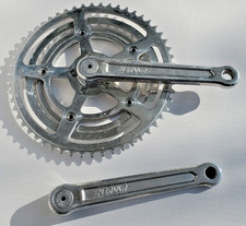 Vtg Nervar Bicycle Crank Set