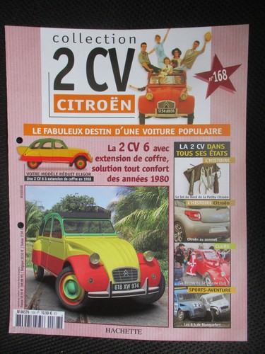 Fascicule 168 citroen - fascicule, 2cv