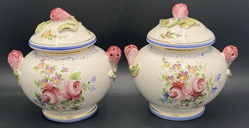 Paire pots sucre en - sucre,