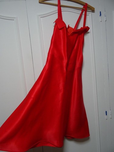 Robe courreges soie - robe, 40