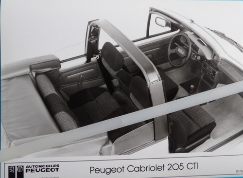 Photo presse peugeot 205 - photo,