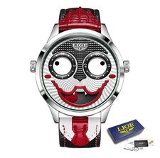 LIGE-Montre-bracelet à quartz