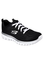 Skechers Sport Femmes GRACEFUL GET CONNECTED Large Fit Baskets Noir