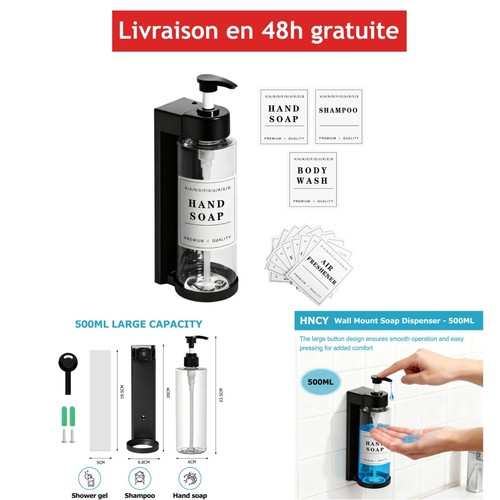 Distributeur savon mural - distributeur, de