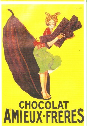 Stall carte postale chocolat - stall,