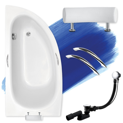 Baignoire bain angle 150x70 - d'angle,