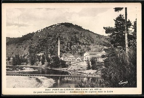 Cpa pont lignon - cpa, pont-de-lignon