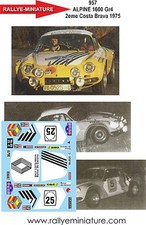 DECALS 1/24 REF 0957 ALPINE