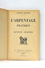 L'arpentage pratique Edmond