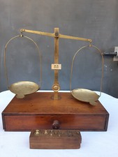 Usines La Mulatière Lyon Ancienne Balance Trébuchet Bijoutier Orfèvre en Laiton