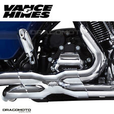 Harley FLHR 1750 Road King 107 2017-2019 Power Dual Collecteur Vance & Hines ...