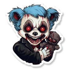 OURSON PANDA PELUCHE HORREUR