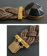 Bracelet cheveux tressés