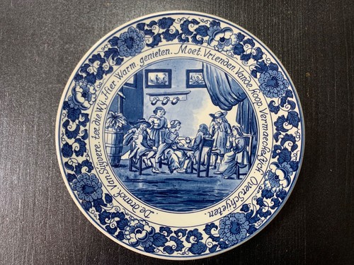 Assiette décorative delfts - assiette,