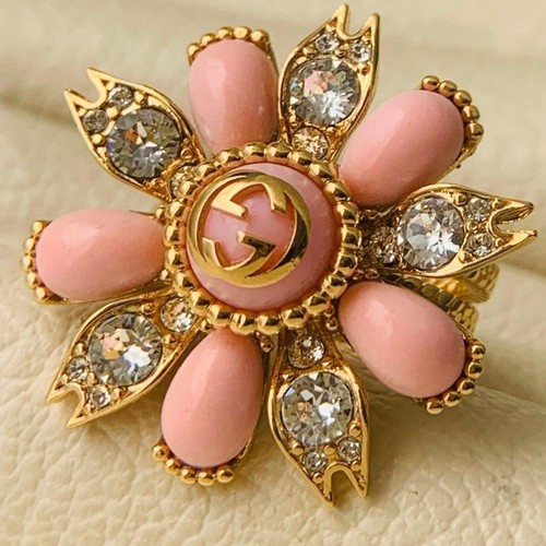 Bague gucci entrelacée motif - gucci,