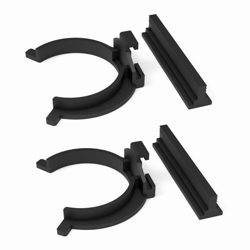 Skirting board clamp mount - board,