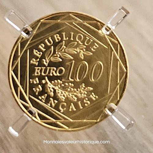 France 100 euro - or, "le