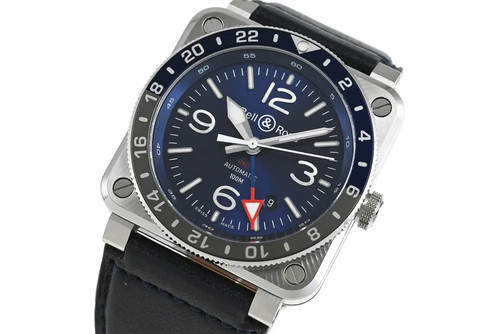 Bell ross 93 gmt blue - ross, 03-93